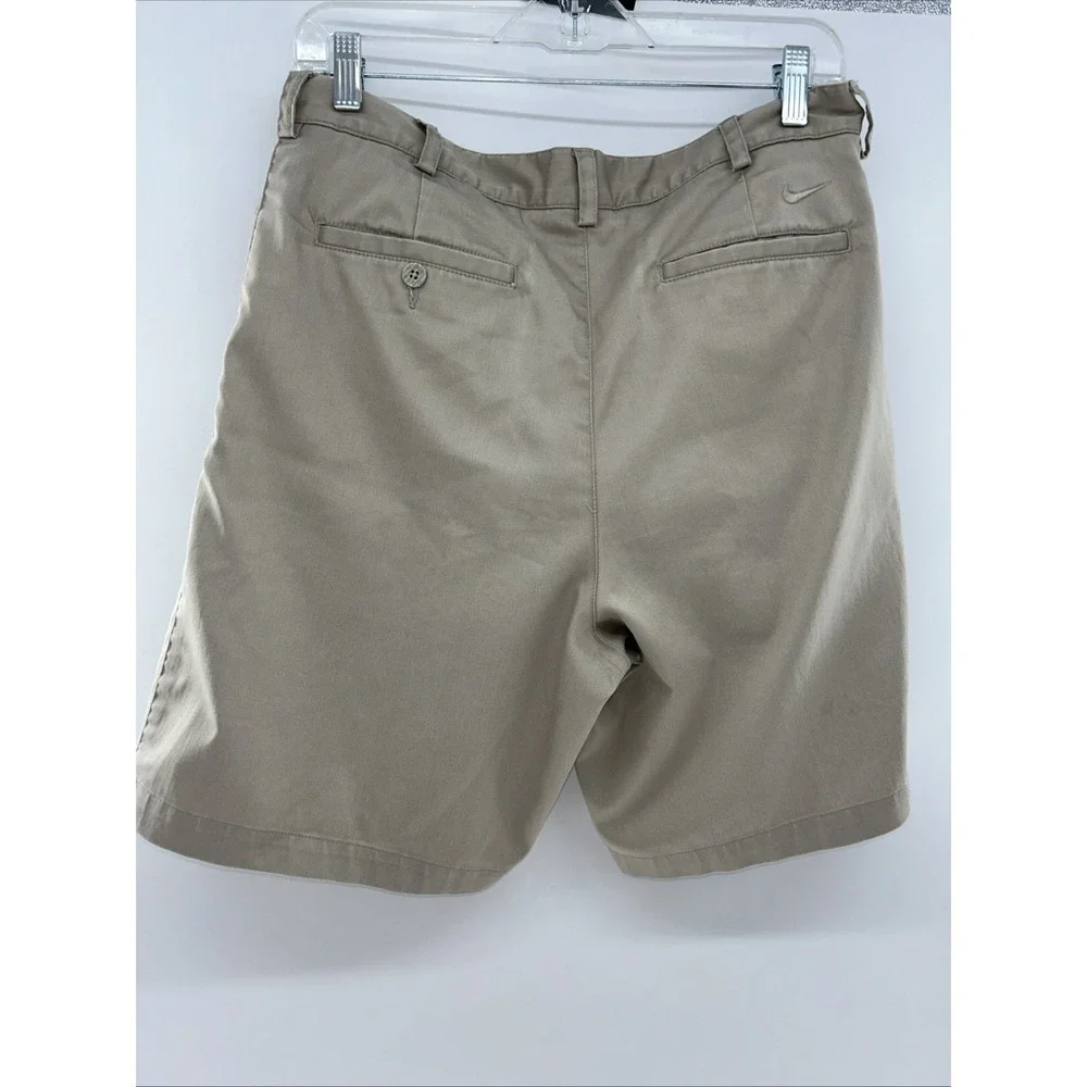 Nike Golf Dri Fit Shorts Khaki Performance Size 32 Men's Inseam 9